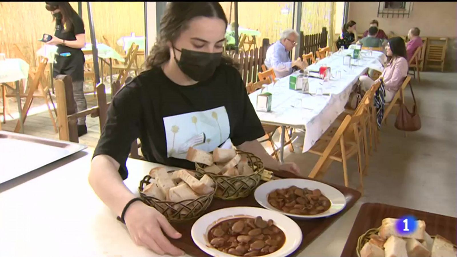 Todo preprado para las fiestas en la Peña el Ventorrillo de Murcia