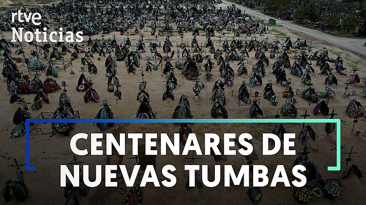 Modo Digital - El cementerio improvisado de Irpin tras el paso de las tropas rusas