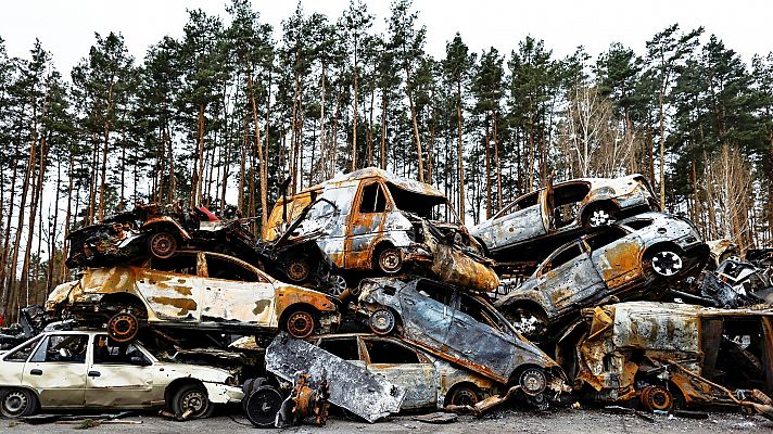 Telediario 1 - Irpín, símbolo de la resistencia contra Rusia