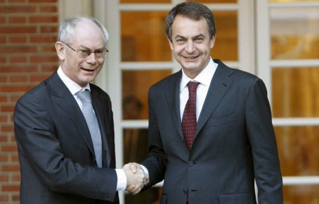 Zapatero y Van Rompuy se reunen