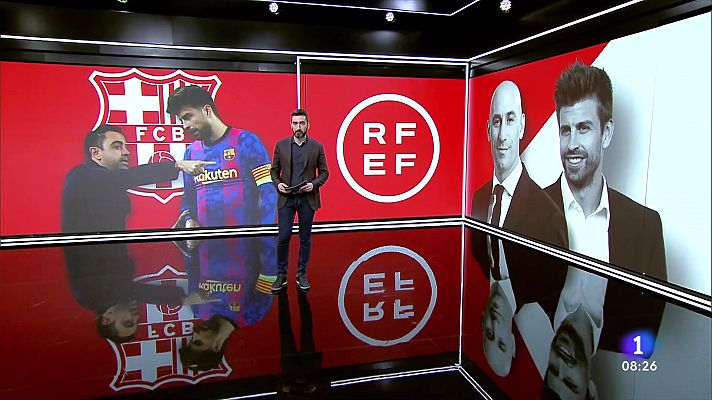 Telediario Matinal - Xavi Hernández: "Confío en la honestidad de Rubiales"