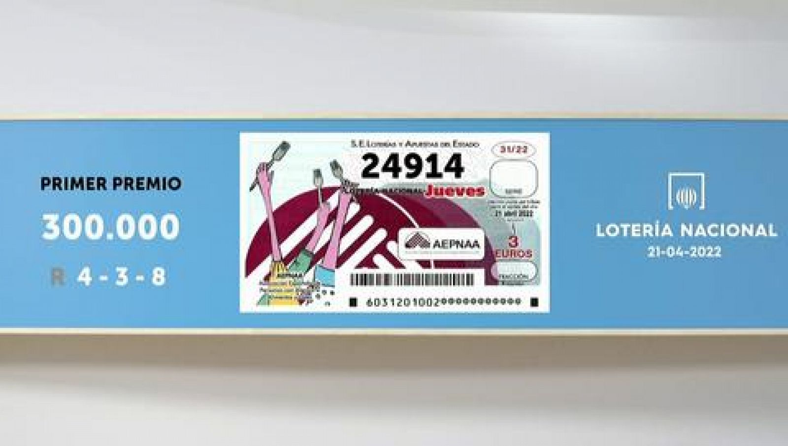 Sorteo de la Lotería Nacional del 21/04/2022 - Ver ahora