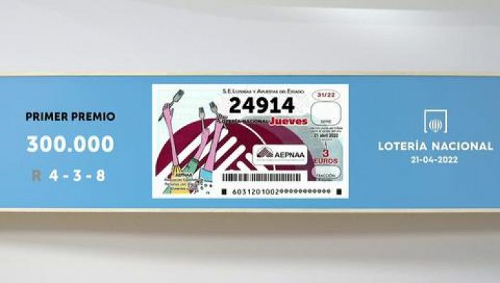 SELAE - Sorteo de la Lotería Nacional del 21/04/2022