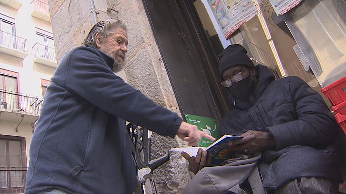 Telediario 1 - El "instituto de español" de la calle Estafeta