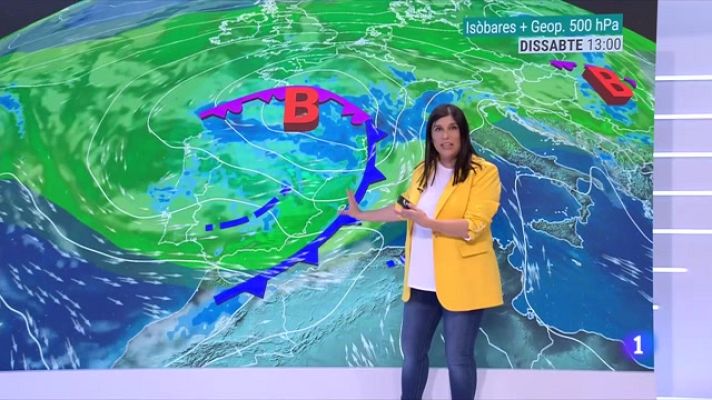 El temps - Sant Jordi: ruixats, ventades i fresca