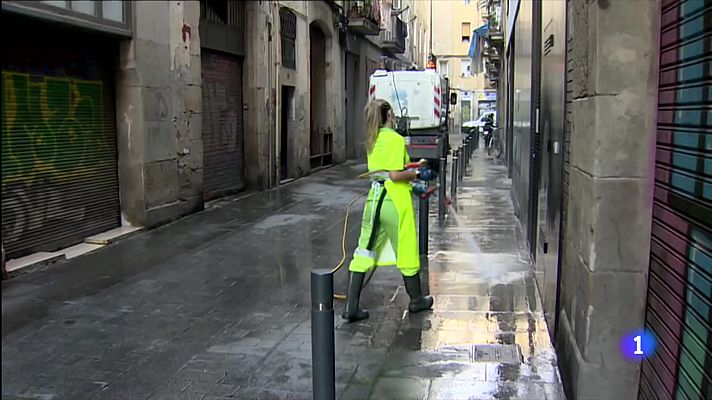 L'Informatiu - Barcelona es prepara per una setmana molt complicada per la vaga del servei de neteja