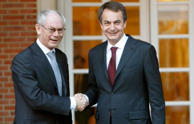  - Zapatero recibe a Van Rompuy