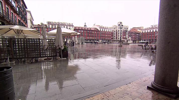 El tiempo - En la Península se esperan cielos nubosos o cubiertos y precipitaciones casi generalizadas extendiéndose de oeste a este