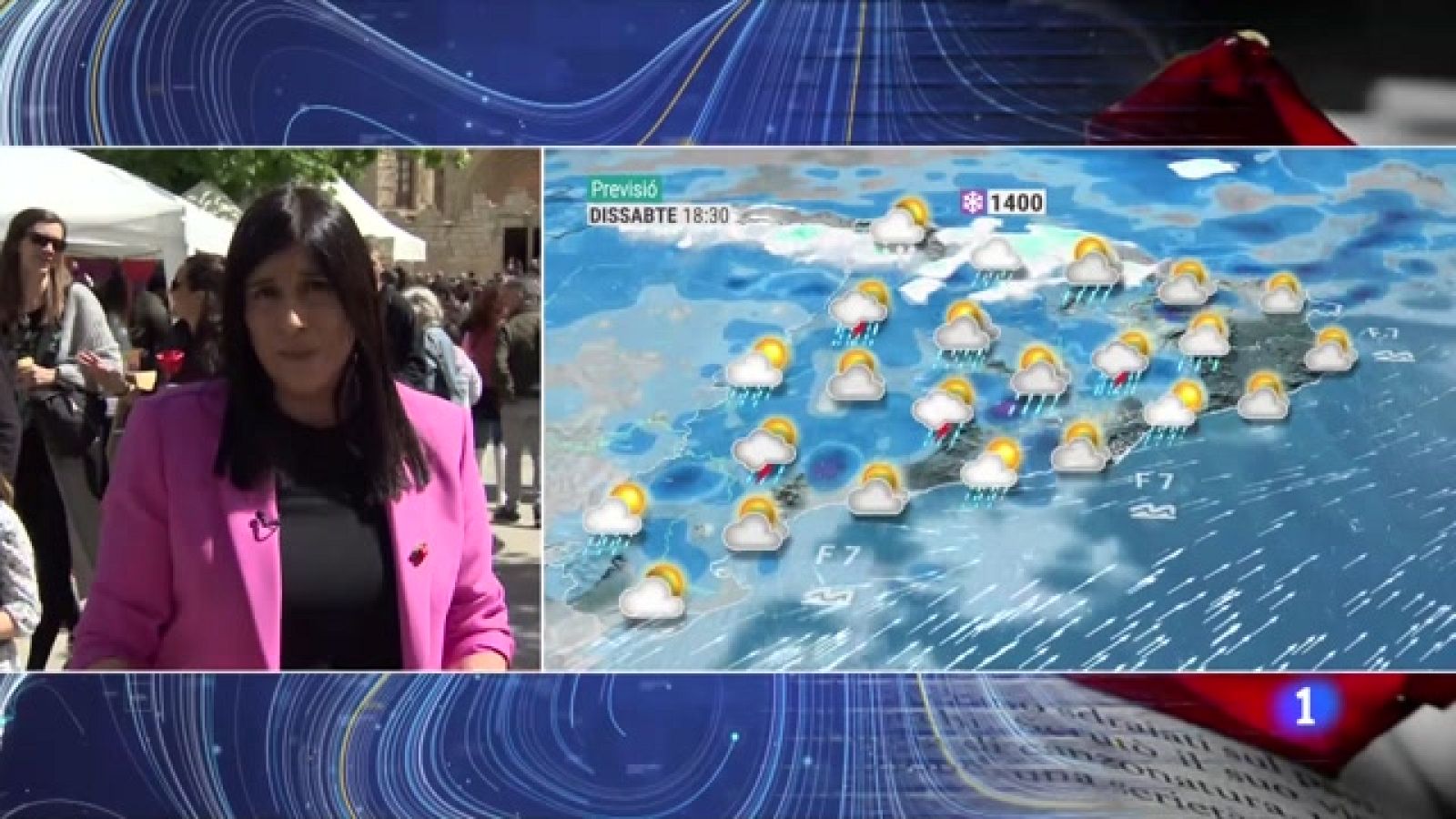 El Temps (23/04/2022) - Sant Jordi molt canviant i primaveral