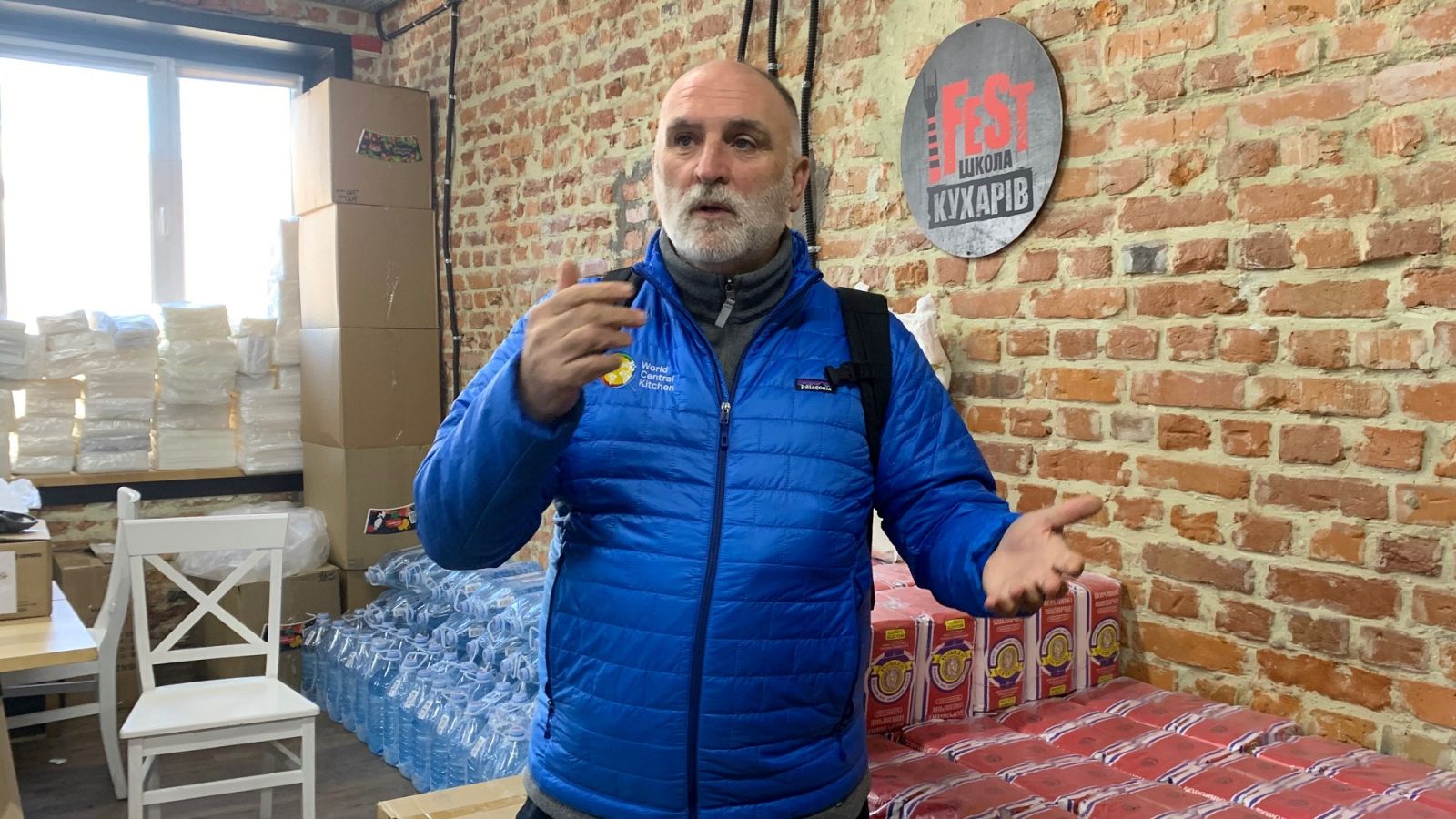 José Andrés: "Todos los países democráticos tienen que estar del lado de la gente de Ucrania"