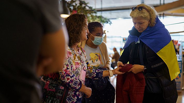 Los refugiados ucranianos, en España: "Nos acogieron muy bien"