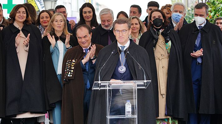 Telediario Fin de Semana - Feijóo pide explicaciones sobre el supuesto espionaje