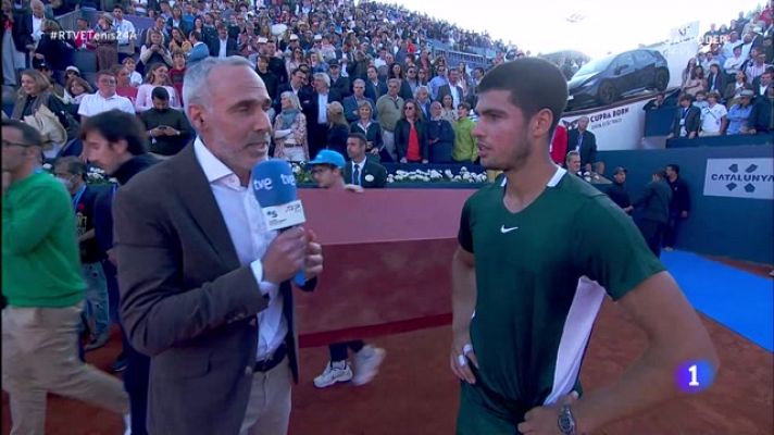  - Alcaraz: "Después de la paliza de la mañana, tenía que ser agresivo en la final"