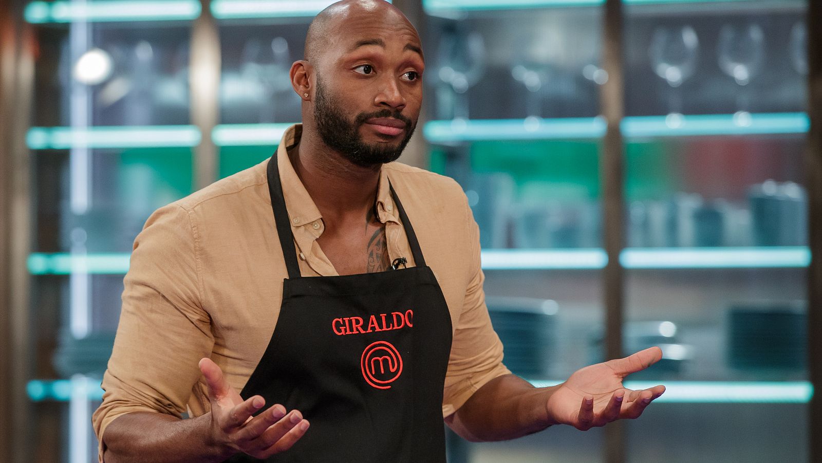 Giraldo se enfrenta a los jueces de MasterChef