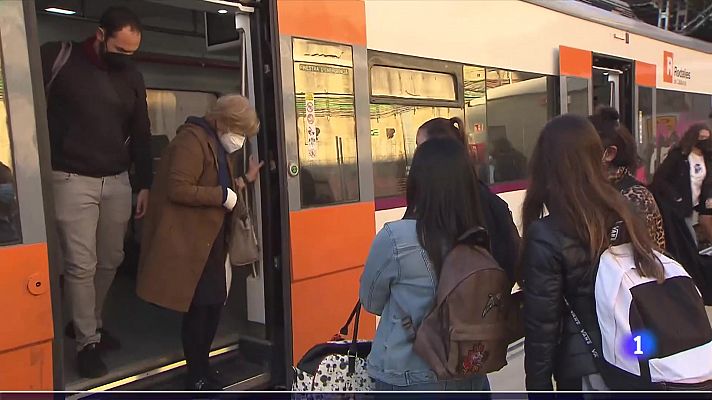 L'Informatiu - Primer dia feiner amb afectacions a Rodalies per les obres a la xarxa