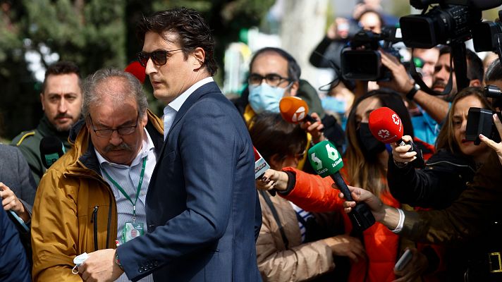 Telediario 1 - Medina y Luceño declaran ante el juez por la presunta estafa en la compra de mascarillas para el Ayuntamiento de Madrid