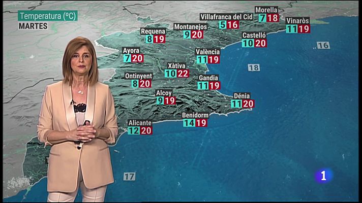 El tiempo en la Comunitat Valenciana - 25/04/22