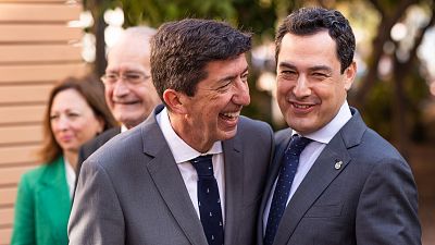 Juan Marín muestra su disconformidad con el adelanto electoral en Andalucía y asegura que "no apoyará" un Gobierno con Vox