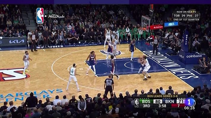 Telediario Matinal - Los Boston Celtics eliminan a Brooklyn y se meten en segunda ronda de playoffs de la NBA
