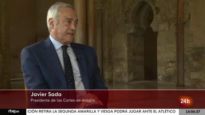 Parlamento - Javier Sada, presidente de las Cortes de Aragón