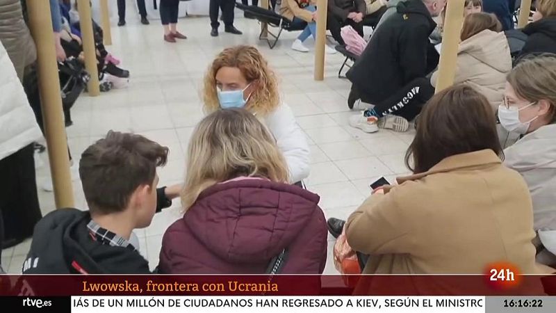 Parlamento - Conoce el Parlamento - Batet visita a los refugiados ucranianos - 23/04/2022