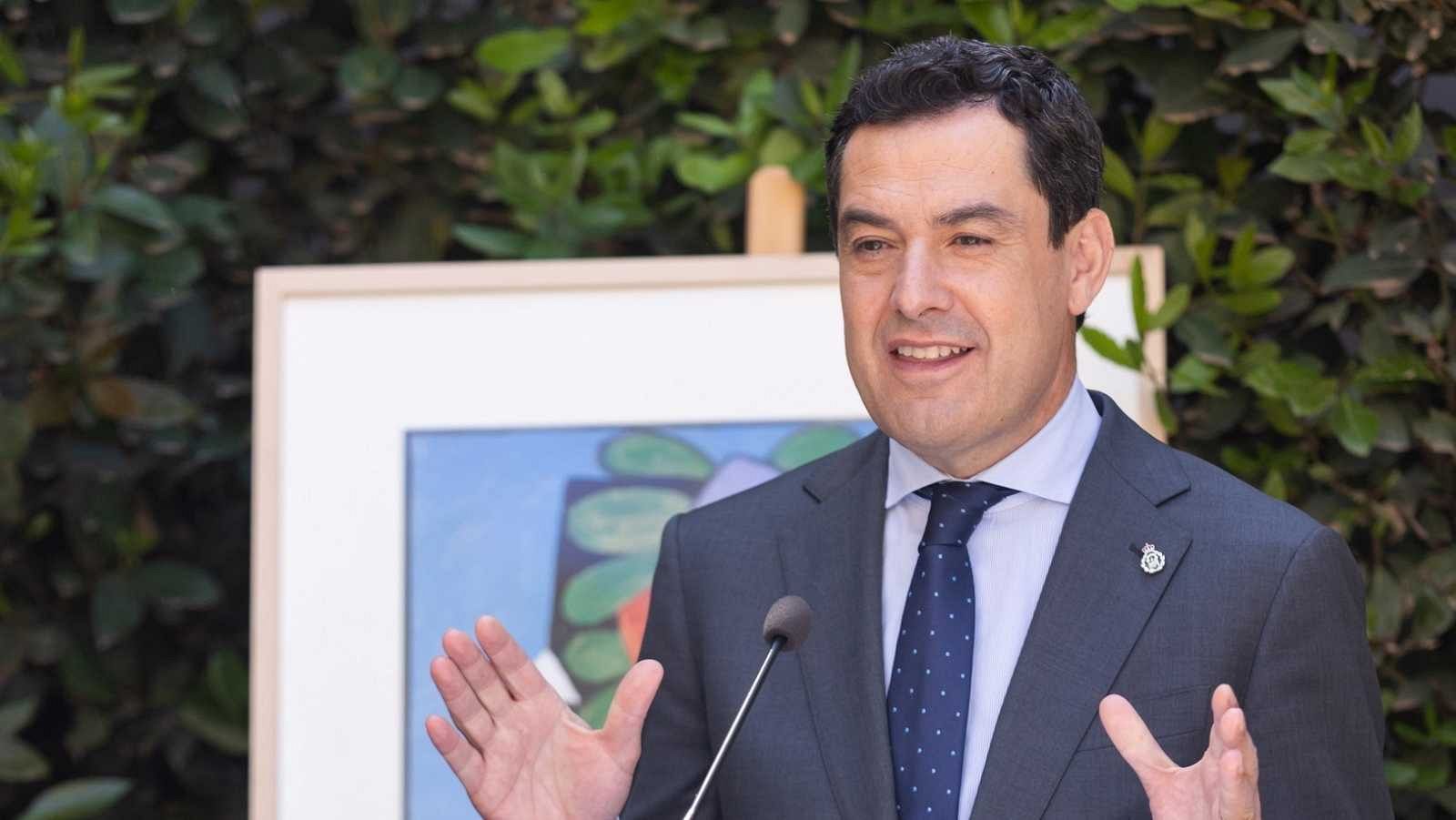Moreno advierte de que solo hay dos opciones para Andalucía: él o un "gobierno frankenstein" de Espadas
