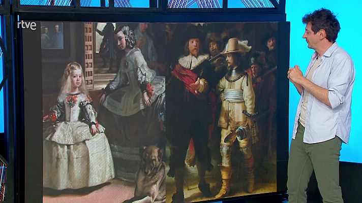 'Las meninas' de Velázquez y la 'Ronda de noche' de Rembrand