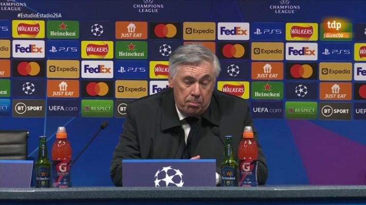 Estudio Estadio - Carlo Ancelotti: "Es importante que mejoremos en defensa"