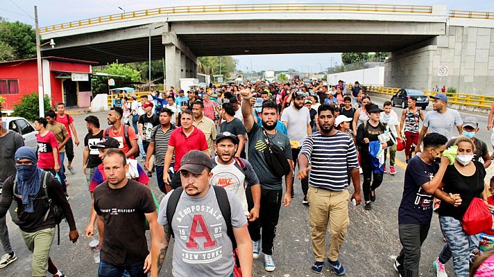 Telediario 1 - México, tercer país con más solicitudes de asilo en el mundo