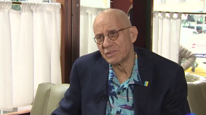 Telediario 1 - James Ellroy narra la vida de un expolicia que tuvo como rehén a Hollywood en 'Pánico', su nueva novela