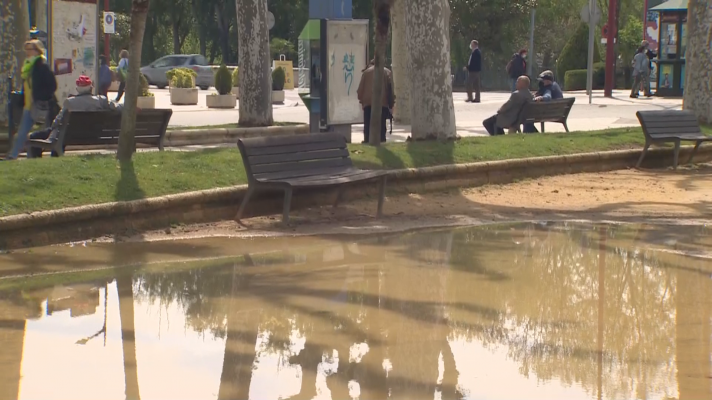 Una tromba de lluvia y granizo provoca inundaciones en Calatayud