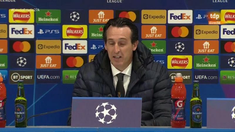 Unai Emery: "El Liverpool ha sido mejor en los 90 minutos"