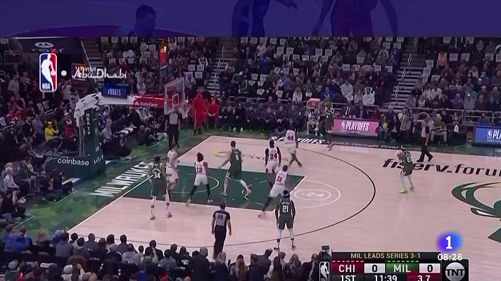 Telediario Matinal - Los Bucks eliminan a los Bulls en un mal día de Ibaka