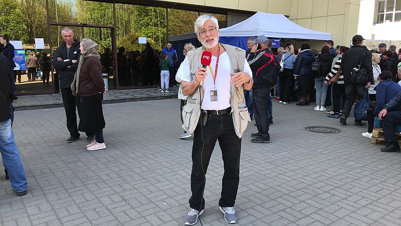RNE en Ucrania | Un centro de convenciones como punto de acogida para desplazados en Zaporiyia - Escuchar ahora