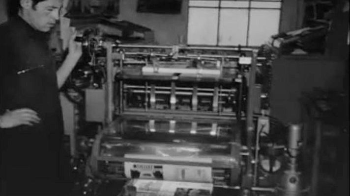 Archivo TVE - Primera reunión de la directiva de Graphispack en Barcelona