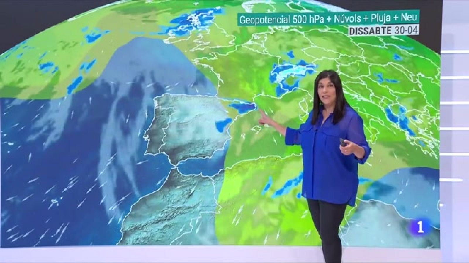 El Temps (28/04/2022) - Menys pols i més ruixats de tarda