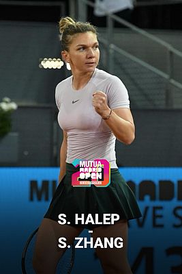 WTA Mutua Madrid Open 2022: S. Halep - S. Zhang