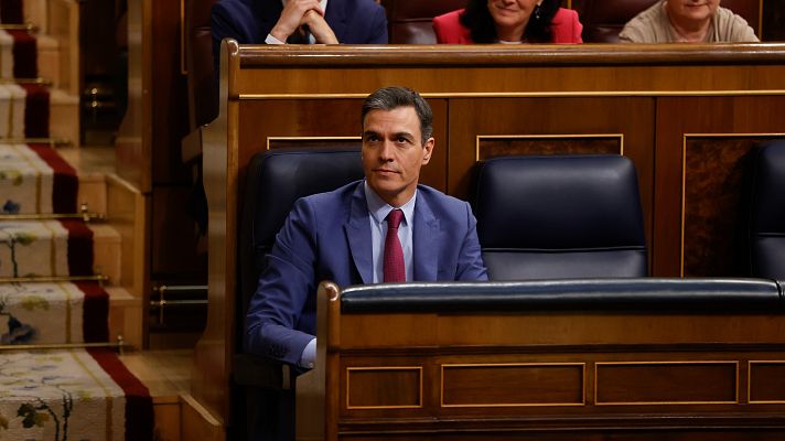 Telediario 1 - Sánchez celebra la convalidación del plan anticrisis: "Ha prevalecido el interés general frente a la politiquería"