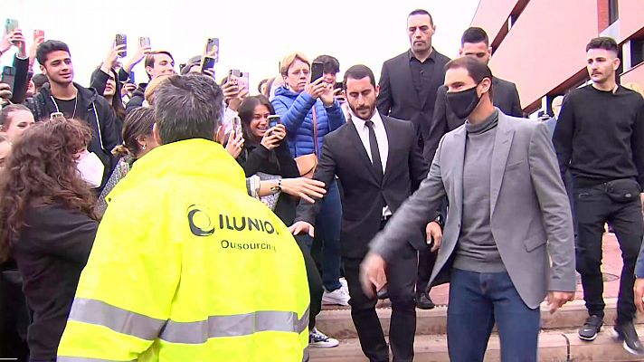 Telediario 1 - Rafa desata la Nadalmanía en Madrid