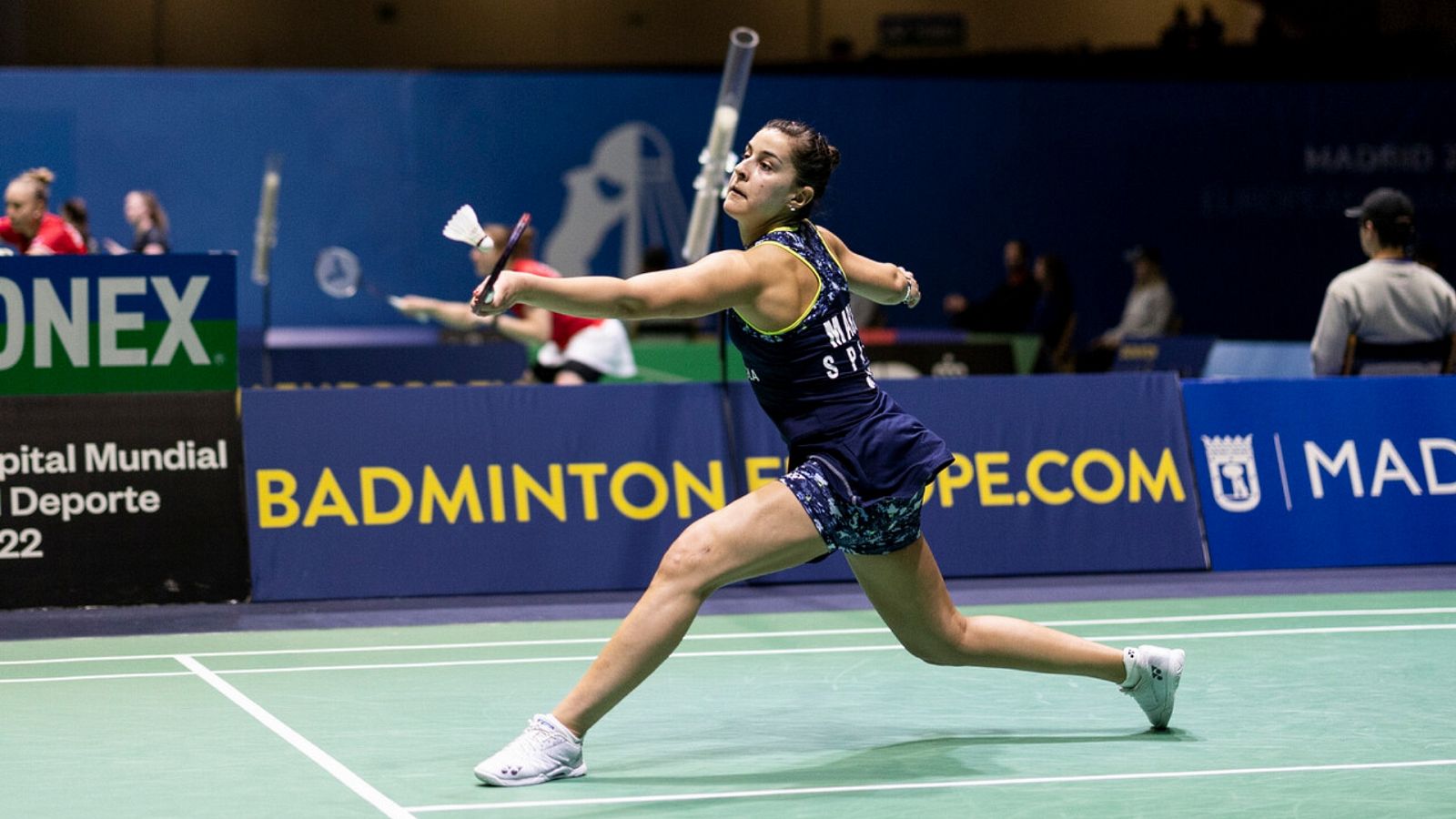 Bádminton - Campeonato de Europa. 1/4 Final: C. Marin - L. Hojmark - ver ahora