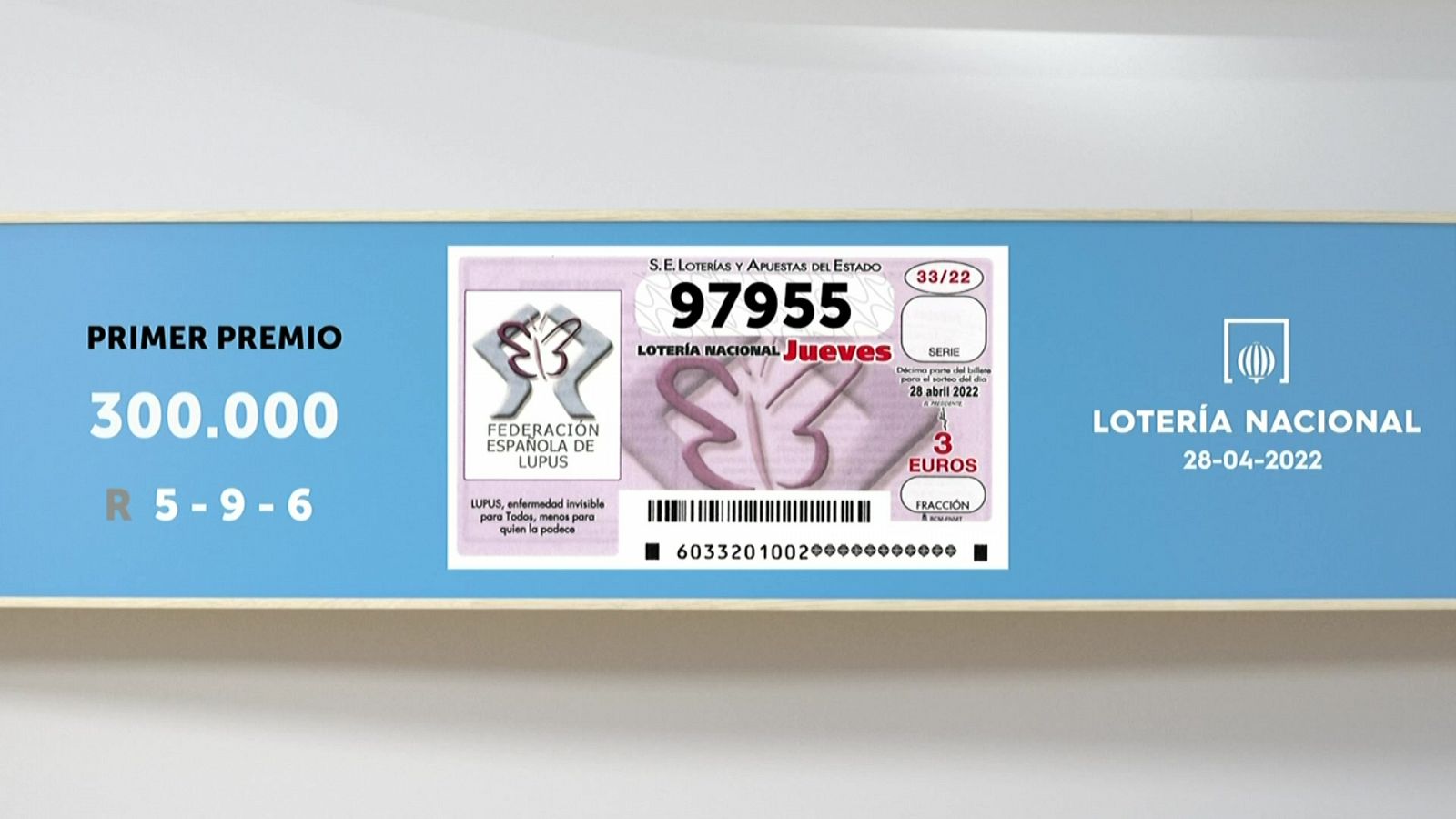 Sorteo de la Lotería Nacional del 28/04/2022 - Ver ahora