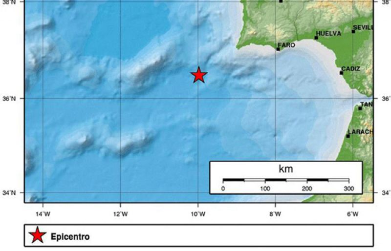 Esta madrugada se ha registrado un terremoto de 6,2 grados en la escala de Richter en el océano Atlántico