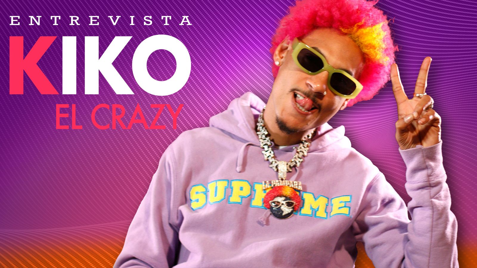 Kiko El Crazy: "Me juzgan por llevar falda y tener el pelo rosado"