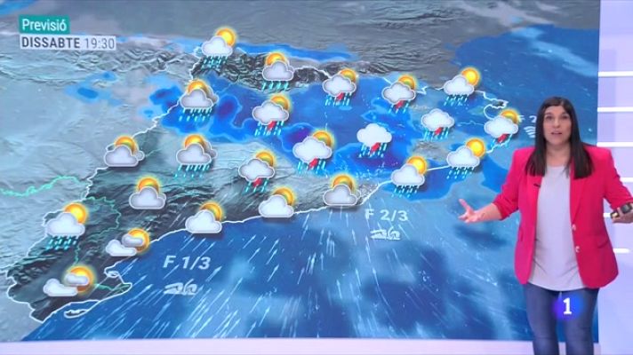 El temps - Sol i caloreta però també nuvolades, ruixats i tempestes