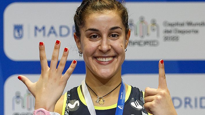 Telediario Fin de Semana - Carolina Marín gana su sexto Europeo y se emociona