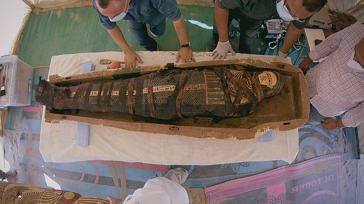 El misterio de la momia pintada