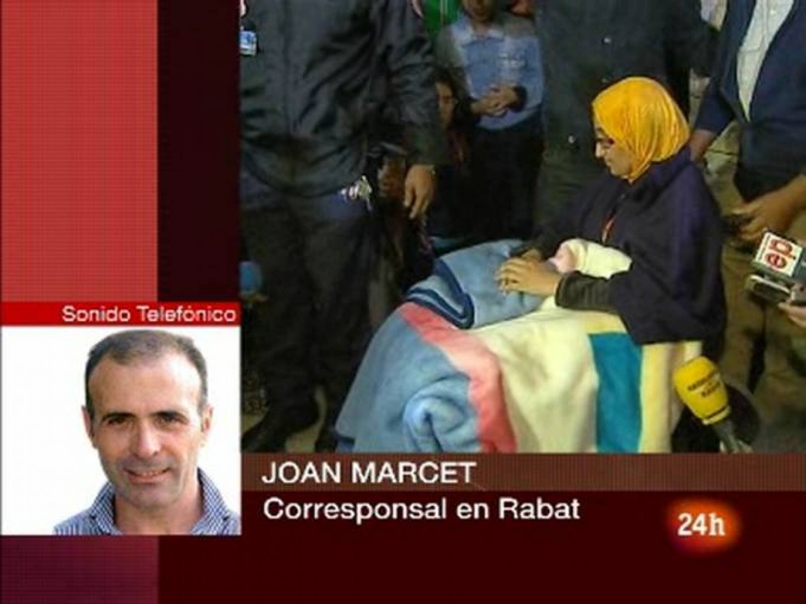 Haidar aterriza en El Aaiún