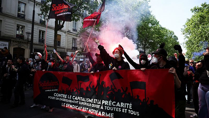 1 de mayo marcado por los incidentes en París y las detenciones en Turquía