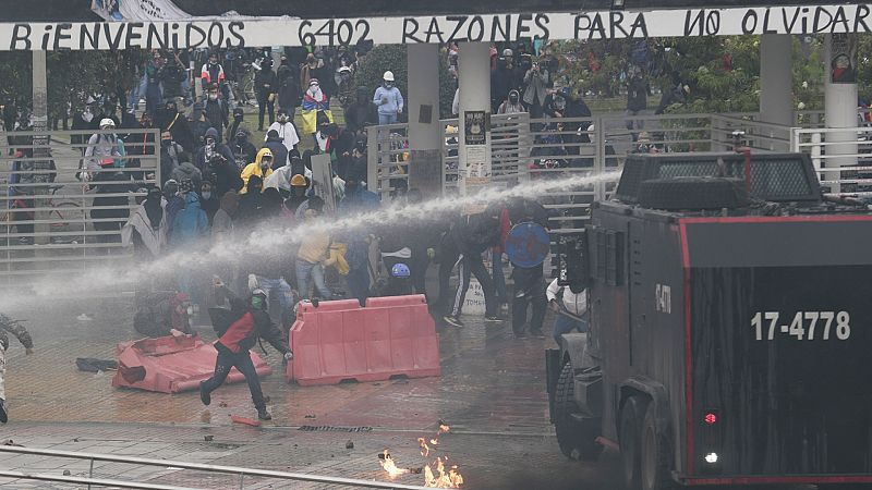 Primer aniversario del estallido social en Colombia