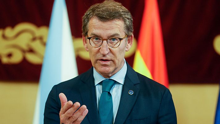 Informativo 24h - Feijóo muestra su apoyo a Sánchez tras conocerse que fue espiado pero cree que no es "casualidad" que se sepa "en plena crisis con los independentistas"